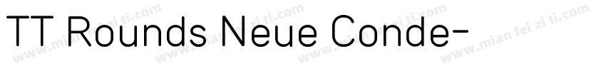 TT Rounds Neue Conde字体转换